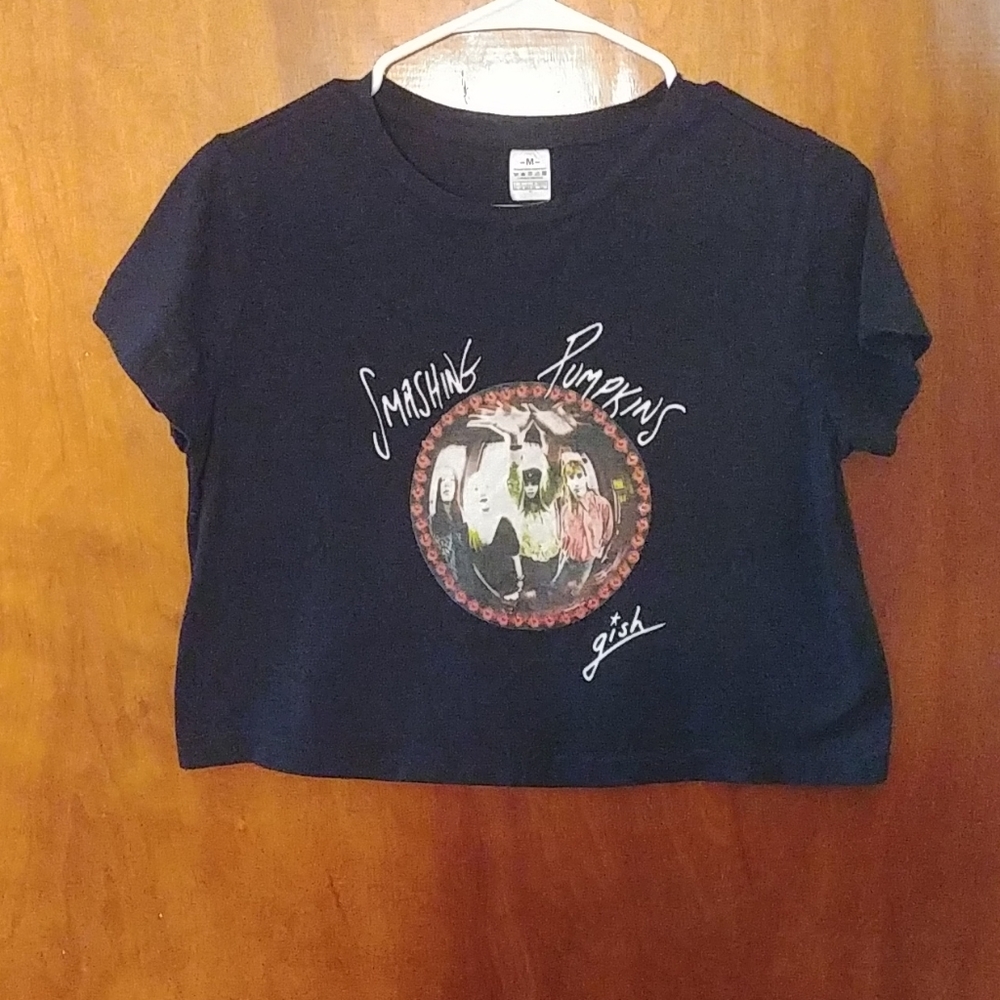 Smashing pumpkins cropped concert Tshirt